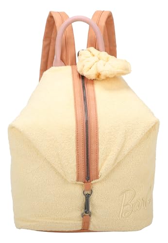 Sac à dos femme tissu éponge jaune pour transporter vos affaires confortablement