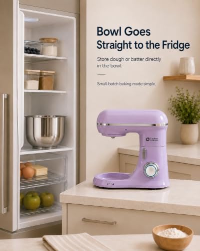 Image of Kitchen in the Box Stand Mixer, 3.5 QT Kitchen Electric Mixer for Baking
