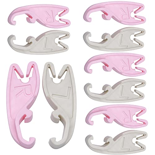Rexka 10pcs Door Lock Pawl Lever Retainer for Ford Pickups F Series Ranger Explorer Lincoln Mercury Taurus Thunderbird Sable Cougar F3LY-6321971-A F3LY-6321970-A E6DZ-5421971-A E6DZ-5421970-A
