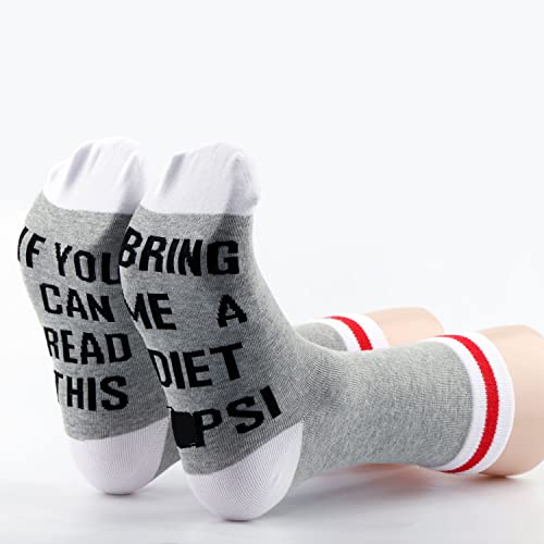 TSOTMO 2 Pairs Drinks Crew Socks - Gift for Drinks Lovers 5