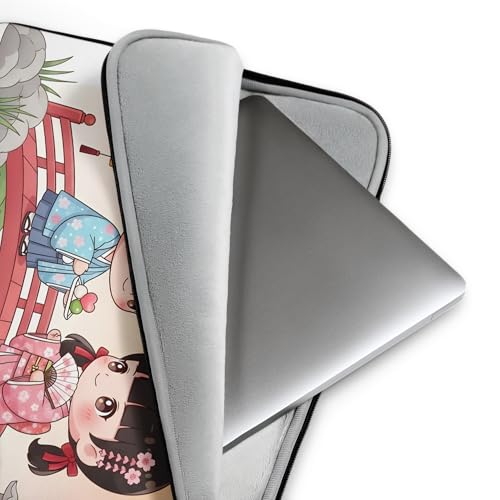 Funda para portátil 15 pulgadas kawaii de estilo japonés para ir a clase 3