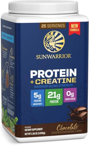 SUNWARRIOR Chocolate Warrior Strength Protein Creatine