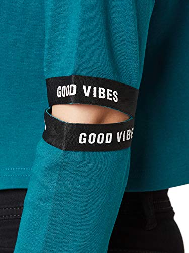 Image of Miss Chase Women's Mustard Hooded Full Sleeves Solid Boxy Drawstring Cut-Out Crop Sweatshirt