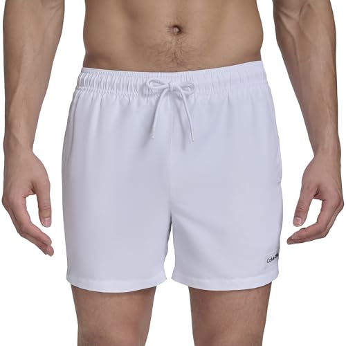 Calvin Klein Men's Swim Swim Trunk,White,XX-Large - image 1