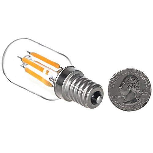 Hero-Led T22-Dse12-2W-Ww27 T22 E12 Candelabra Base 2W Filament Led Night Light Bulb, Led Indicator Lamp, 25W Incandescent Equivalent, Warm White 2700K, 4-Pack #TOP3