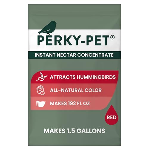 Perky-Pet Hummingbird Instant Nectar Powder Concentrate - 2 lb Bag - 244SFB - Makes 192 oz of Humming bird Liquid Food Nectar - 100% Sucrose