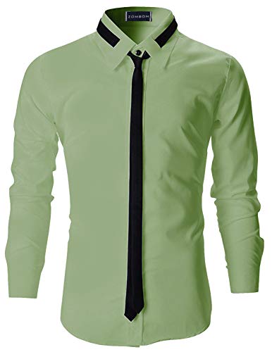 Image of Zombom Men's Regular Fit Casual Shirts