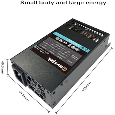 1U Flex ATX 500W Power Supply Full Modular 90-264V AC for POS AIO System Desktop Gaming Server Small Form Factor (Flex ITX) Computer PSU