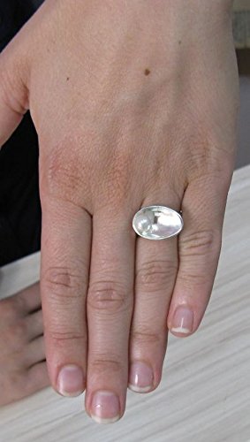 Sterling silber ring mit 6mm Perle 925 Empressjewellery Größe 46-69 R001146