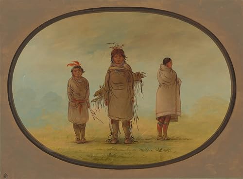 Art portrait George Catlin affiche toile pour corriger un mur vide