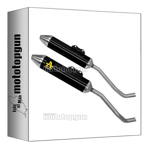 tubo de escape homologado doble silencioso arrow thunder de aluminio negro con fondo de acero compatible con yamaha xt 660 r 2013 2014 2015 2016 mototopgun 72603aon*