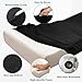 Lash Bed Topper, Ergonomic Curvy Massage Bed Topper Esthetician Bed Cushion, Non-Slip Spa Table Memory Foam Pad with Removable Cover, Ideal for Facials, Eyelash & Beauty Salon, 71
