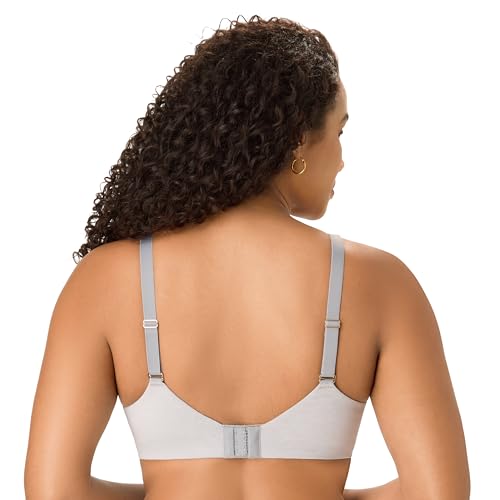 Image of Bali Womens T-Shirt Bra, Cotton Collection Underwire Bra for Women, Full Coverage, Moisture-Wicking