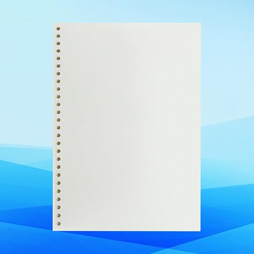 Miniatura 8 de VILLCASE 50 hojas de recambio de página, bloc de dibujo para niños, diarios, blocs de bocetos de papel para niños, papel de recambio de dibujo para