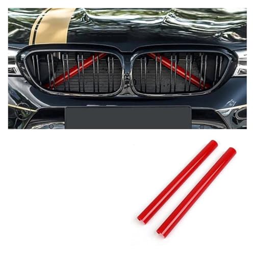 Garniture de calandre avant rouge à clips pour grilles BMW F20 F30 F32 G29