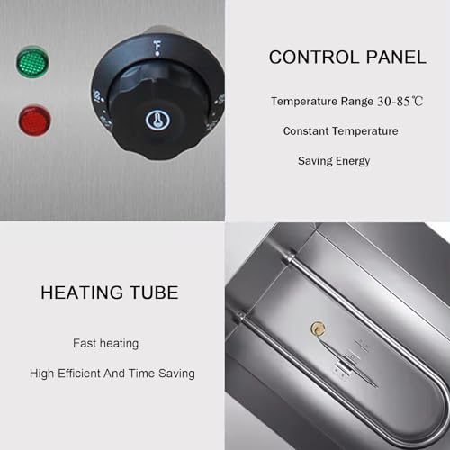 Máquina para derretir chocolate 2 tanques 1000W 110V miniatura 3