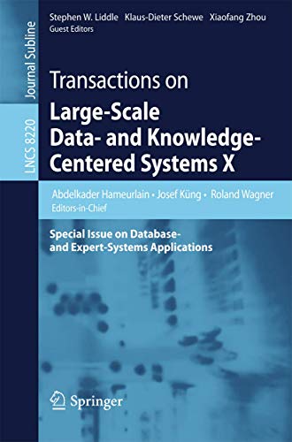 Transactions on Large-Scale Data- and Knowledge-Centered Systems X: Special Issue on Database- and Expert-Systems Applications: 8220 view 2