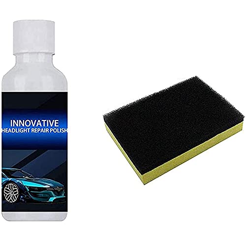 Lens Pro Headlight Polish,Lens Pro Advanced Headlight Repair Polish Spray, Headlight Renewals Polish for Yellowing,Car Headlight Restoration Repair Coating Car Scratch Remover (1PCS)