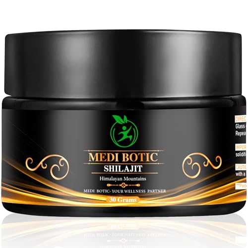 Pure Himalayan Shilajit Resin, Natural Pure Shilajit for Men & Women, Organic Supplement to Boost Energy & Support Immune System with 85+ Trace Minerals & 75% Fulvic Acid with Lab Report 30g