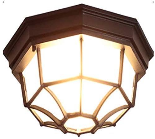 Luces de techo LED modernas, lámpara de techo de la vendimia, lámpara de techo del balcón del pasillo de la vendimia de la vendimia europea de la vendimia impermeable del baño ligero de techo estilo i