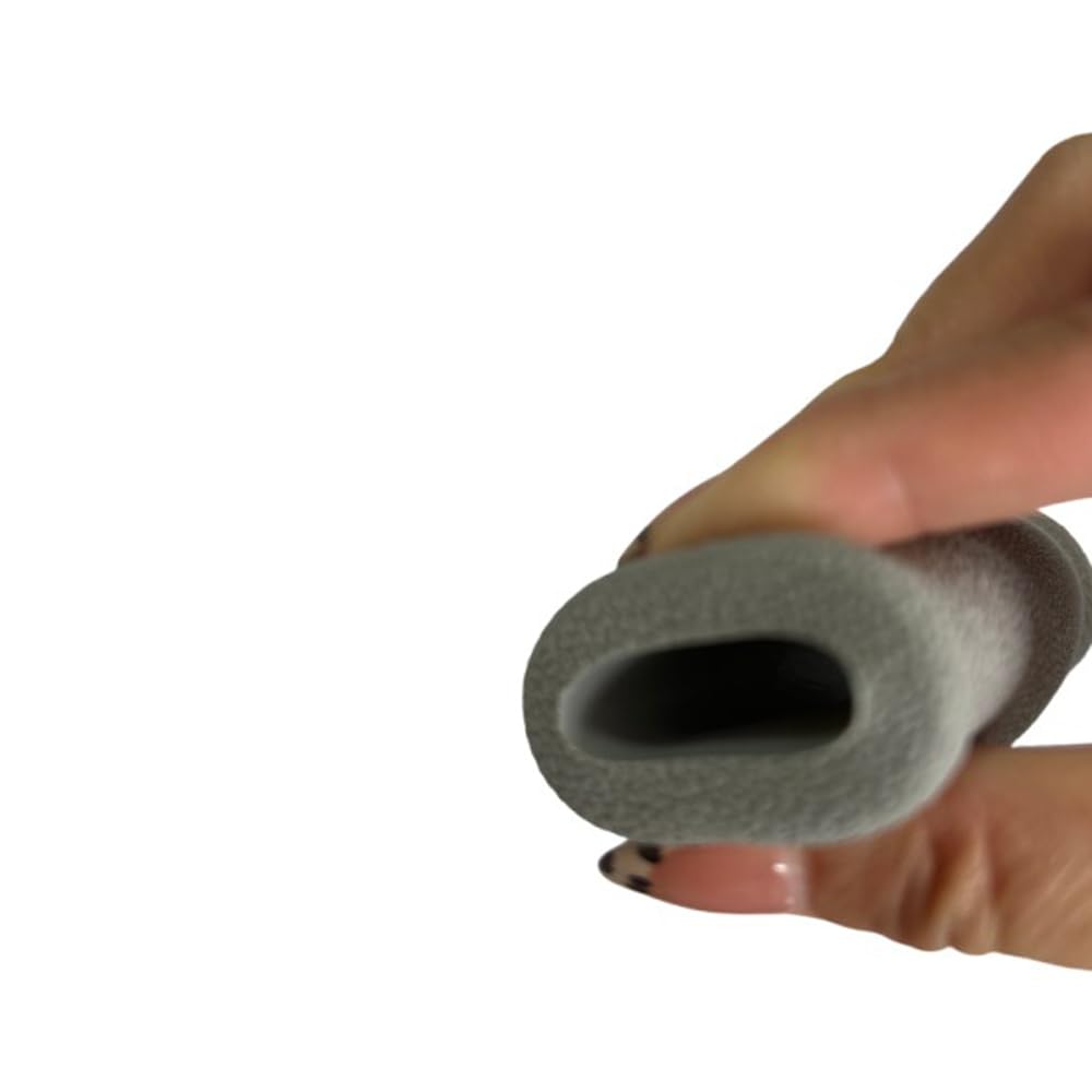 Paquete de 4 empuñaduras de repuesto universales de goma elástica para muletas para bastón de caminar de aluminio debajo del brazo, muletas plegables para axilas, bastones cuádruples