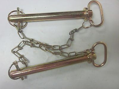 ~ 5 ~ TRACTOR TRAILER 3/4" X 7-3/8" HITCH PIN CHAIN CLIP LYNCH RECEIVER TOW LOCK
