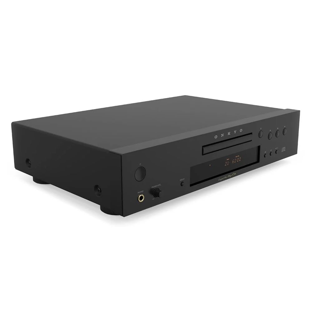 ONKYO C-30 CD-Player mit DAC 32 Bit/768 kHz, Schwarz