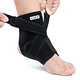 tobilleras ortopedicas para niños Diseño ergonómico: este vendaje de soporte para el tobillo tiene un talón abierto y sin diseño de borde, fácil de termólisis y ventilado, asegura que te pongas más cómodo, cómodo para tu uso diario