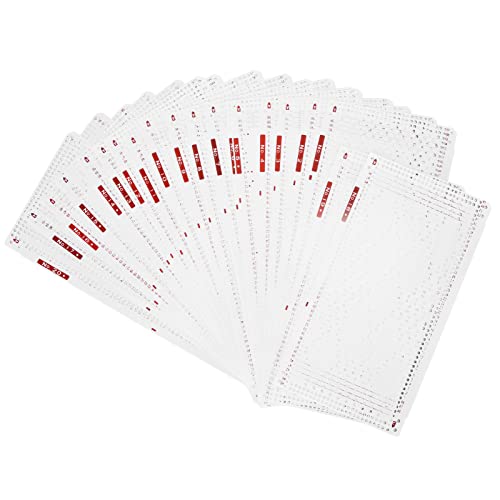 Tarjetas perforadas para máquinas de tejer accesorios de estampado y 20 modelos de plástico