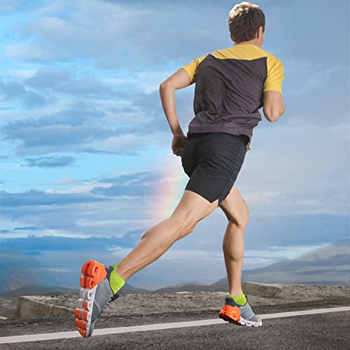 Jdq Toe Socks For Men Women, Running Five Finger Crew Socks, Yoga Socks, Athletic Low Cut Socks, No Show Soft Comfortable Breathable 4 Pairs(Multicolor)-M #TOP6