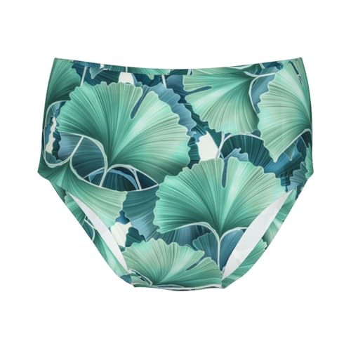Tropical Flower Plant And Leaf Girls' Underwear Soft Cotton Little Girls Panties Comfort Briefs