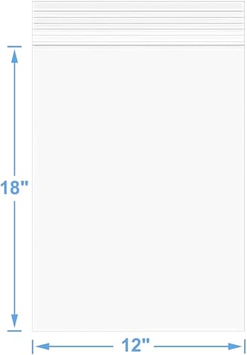Miniatura 31 de 20 bolsas de polietileno transparente de 4 mil de grosor de 8 x 10 pulgadas de grosor, bolsas de plástico con cierre con cierre de cremallera