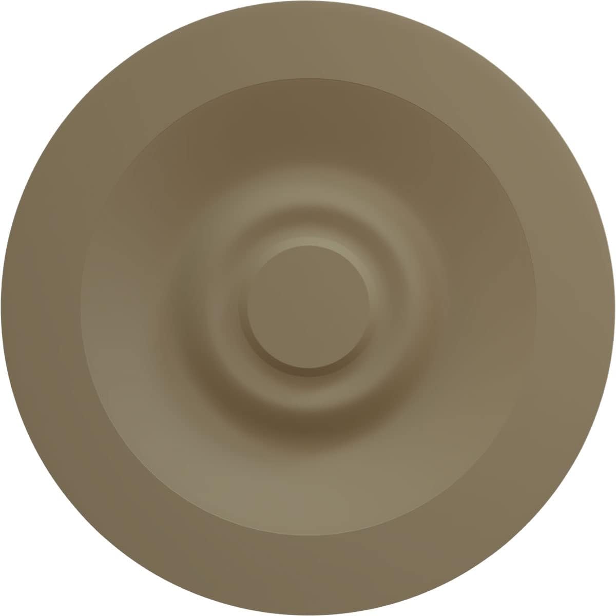 Ekena Millwork CM22BORBC 22 5/8 OD x 1 3/4 P Bordeaux Ceiling Medallion fits Canopies up to 3 1/4, Root Beer Crackle