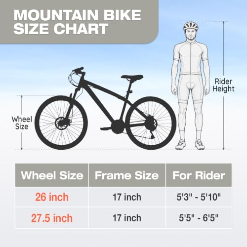 Yventix 27.5 Inch Aluminum MTB
