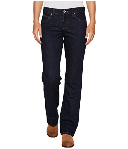 Wrangler Womens Q-Baby Mid Rise Boot Cut Ultimate Riding Jeans, Dark Dynasty, 13-32 Us #TOP10