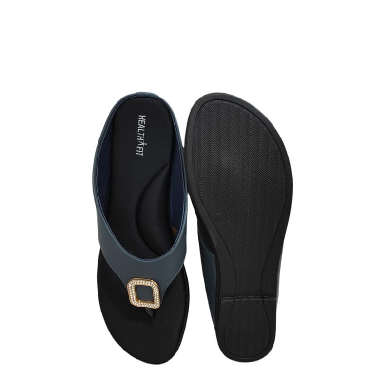 Image of HEALTH FIT Extra Soft Ortho Care Diabetic & Orthopedic Slippers /Doctor Chappal & stylish for Girl's /Women Footwear