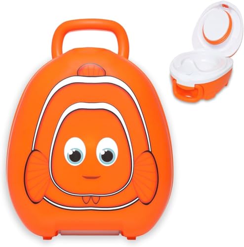 My Carry Potty - Blue Pastel Travel Potty Award-Winning Portable Toddler Toilet Seat for Kids to Take Everywhere product thumbnail 12