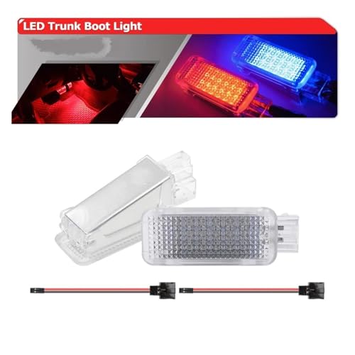Luces LED de maletero para Seat Leon MK3 2012-2019 de color blanco rojo y azul 5