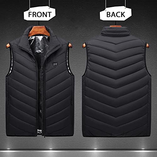 Saisze Heated Vest Included Battery Pack, Usb Charging Heated Vests For Men Women, Smart Rechargeable Lightweight Heating Vest For Outdoor Hiking Fishing Hunting #TOP7