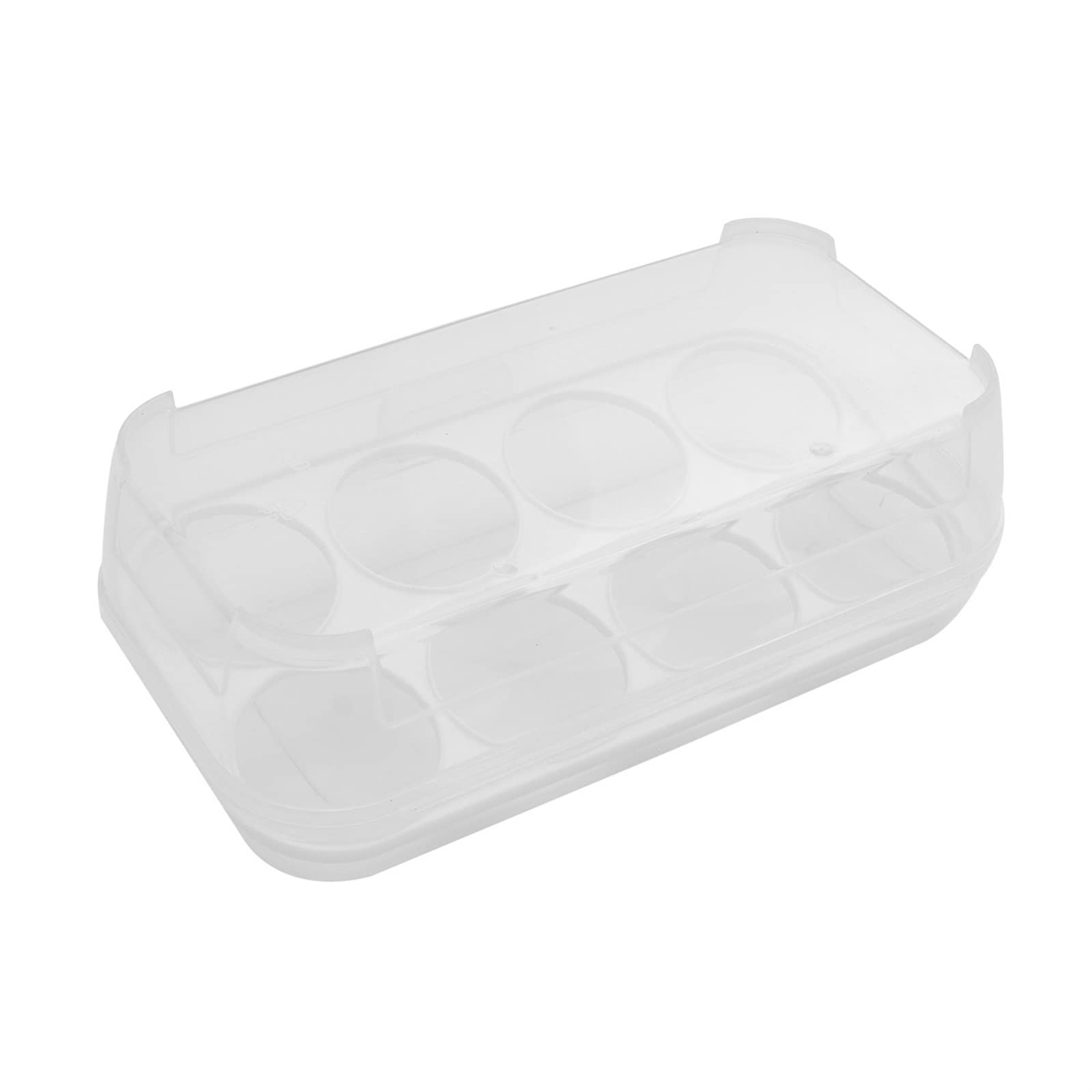Cesta de Huevos Contenedor de Almacenamiento de Huevos Caja de refrigerador Bandeja de Soporte Eggs8Lid Cartones Nevera Protección Deviled Clear Grids Portador Organizador