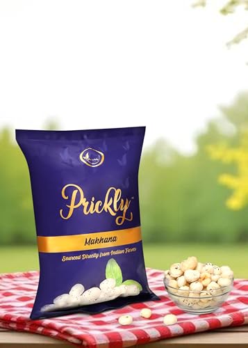 Image of PRICKLY MAKHANA, 200g, Foxnuts, Natural & Crunchy, Lotus Puffs, Rich in Calcium, Maintains Weight, Fit for Fasting