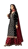 Ethnic wear Party Wear Wedding wear Palazzo Set Salwar Kameez for Women 47001 (Black, L-42) Product...