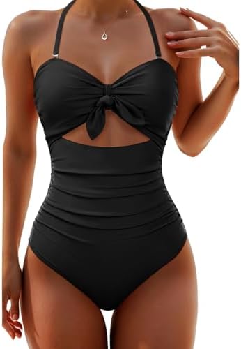 Tempt Me Women Sexy Cutout One Piece Swimsuits Tummy Control High...