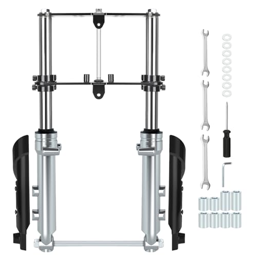 Image of Mini Bike Front Forks Kit Suspension Replacement for Coleman CT100U Monster Mega Moto MMB80 MMB105 80cc 105cc Motovox MBX10 MBX11 Baja DB30 GMB100 TrailMaster Storm 200 Powersports Parts