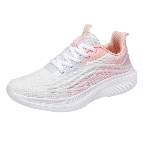 Slip on Sneakers - Zapatillas deportivas para mujer, antideslizantes, transpirables, ligeras, para correr, tenis, zapatillas de deporte, fitness, correr, caminar, correr por carretera, Rosa., 37 EU