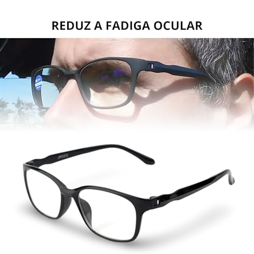 Óculos Anti Luz Azul Leitura Filtro Azul Confortável Leve TR90 Bloqueador Blue Ray Descanso Telas Co