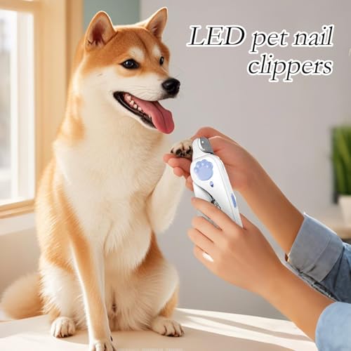 Cortador De Unhas Para Gatos | Cortadores De Unhas Multifuncionais Para Cães Com Luz LED | Tesoura D