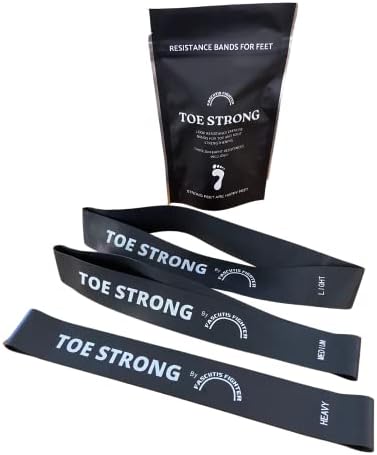 Toe Strong Loop Resistance Bands for Toe, Foot and Ankle Exercise and strengthening