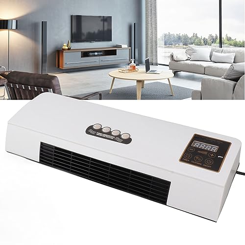 Catálogo para Comprar On-line Mini Aire Acondicionado los mejores 10. 48 ZJchao Pequeño Ventilador Natural, Máquina de Calefacción Montada en la Pared Doble Uso Gran Angular Altamente Eficiente Mini Ventilador Móvil Ventilador Caliente