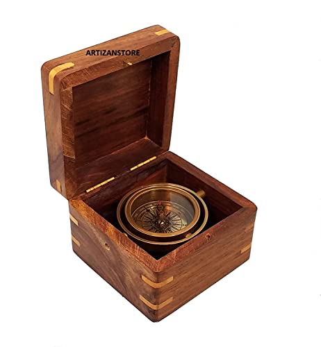 Brújula de Escritorio Miniatura Personalizada en Caja miniatura 3